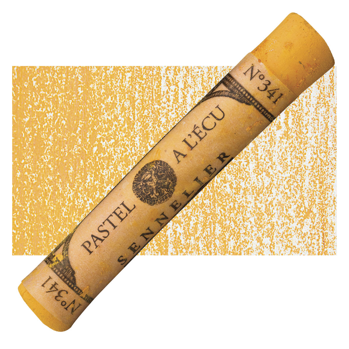 Sennelier Soft Pastel - Bright Yellow 341 pastel and swatch