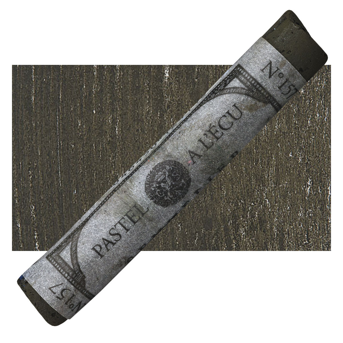 Sennelier Soft Pastel - Bronze Green Deep pastel and swatch