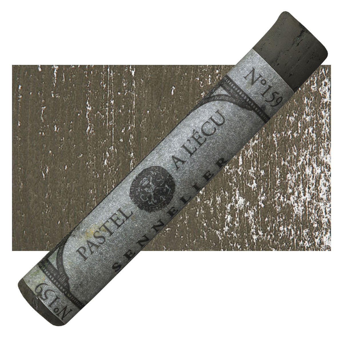 Sennelier Soft Pastel - Bronze Green Deep pastel and swatch