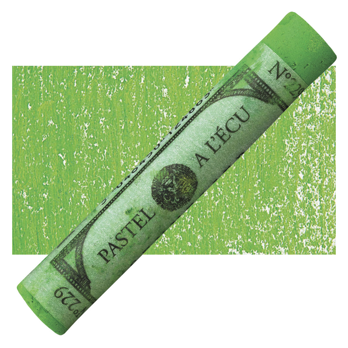 Sennelier Soft Pastel - Chromium Green 229 pastel and swatch