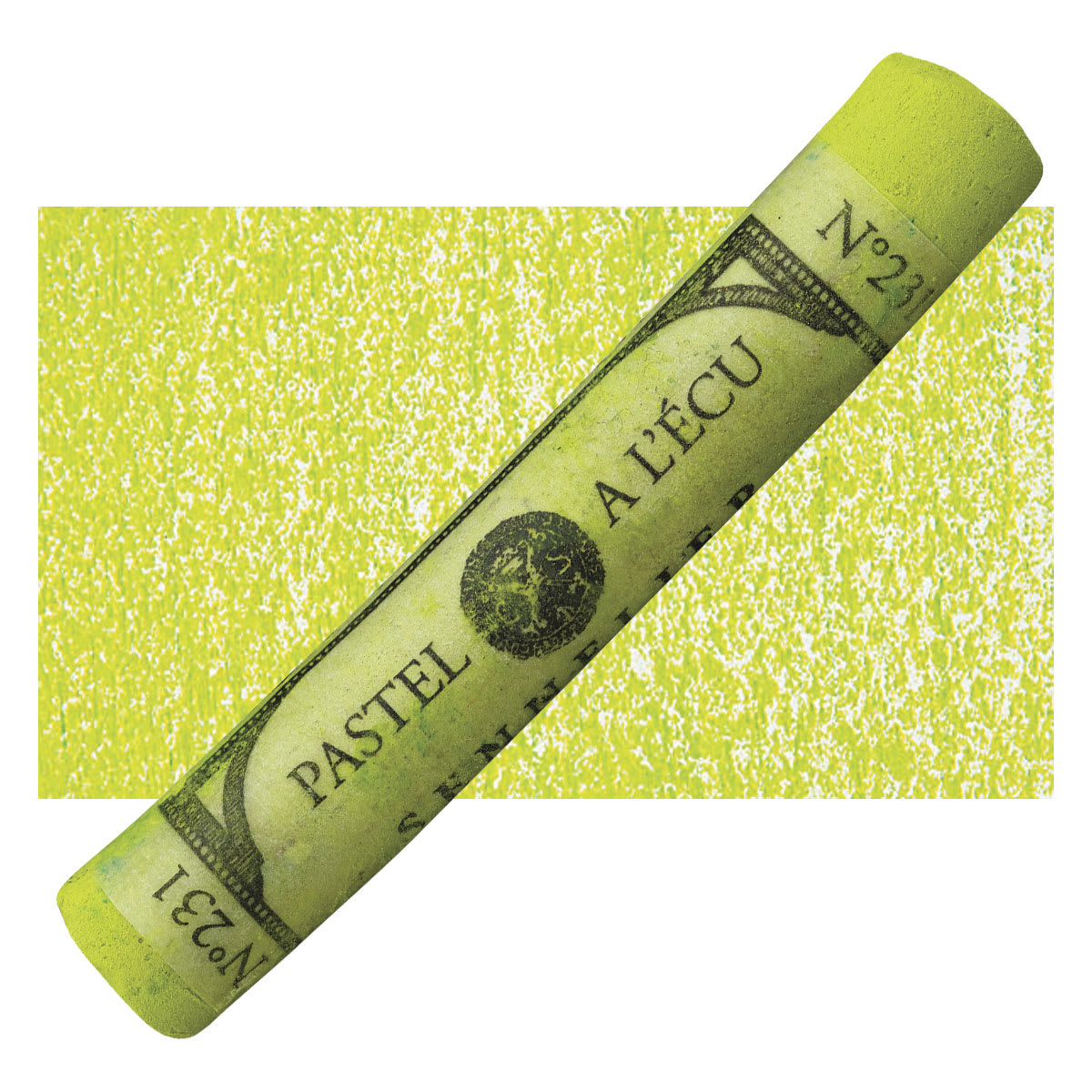 Sennelier Soft Pastel - Chromium Green 231 pastel and swatch