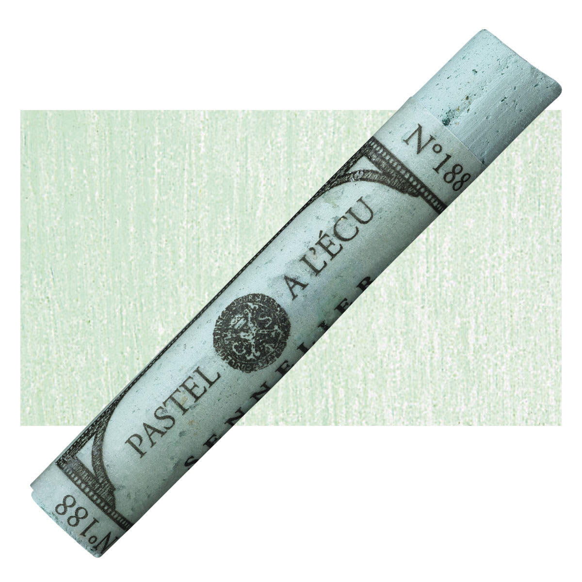 Sennelier Soft Pastel - Chromium Oxide Green 188 pastel and swatch