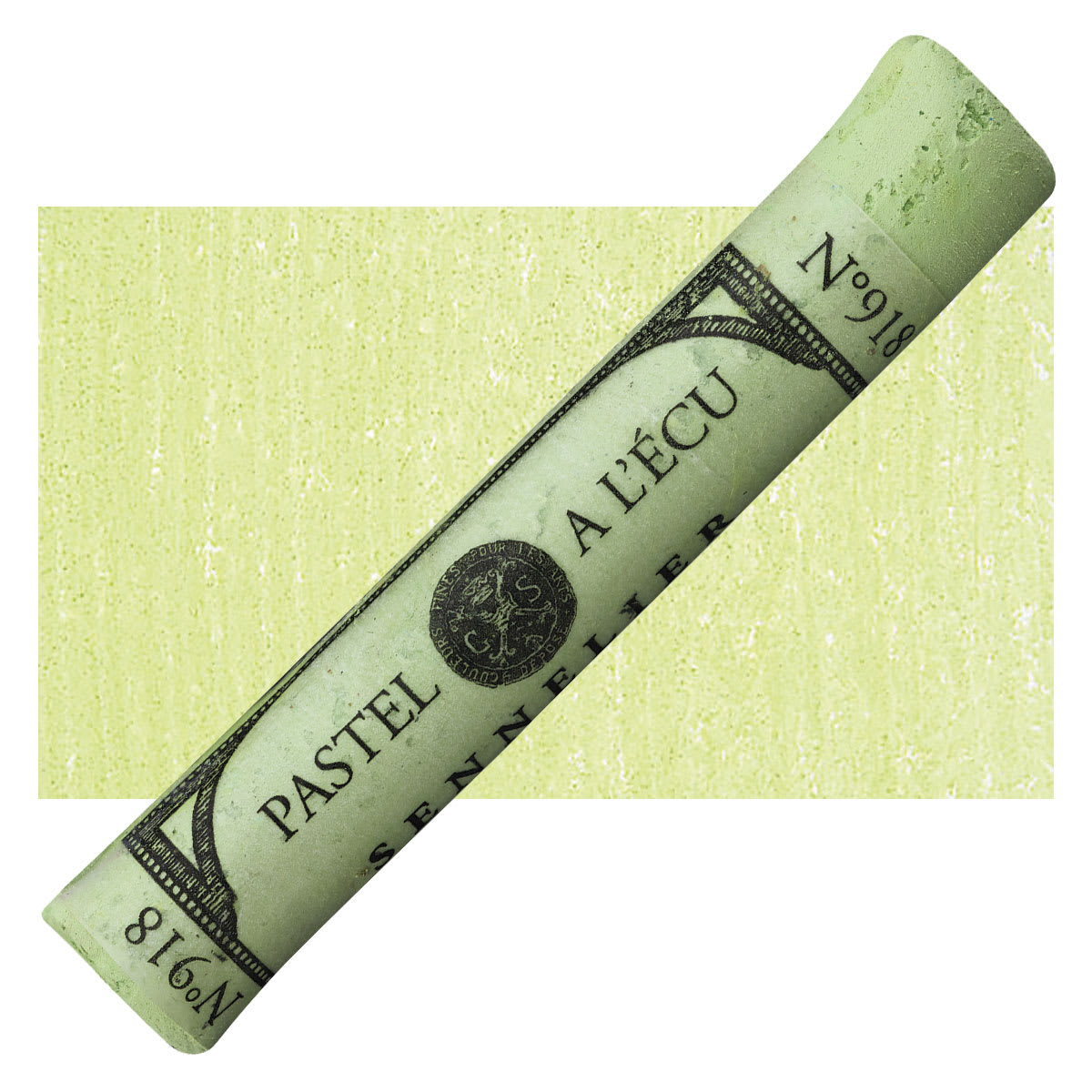 Sennelier Soft Pastel - Forest Green 918 pastel and swatch
