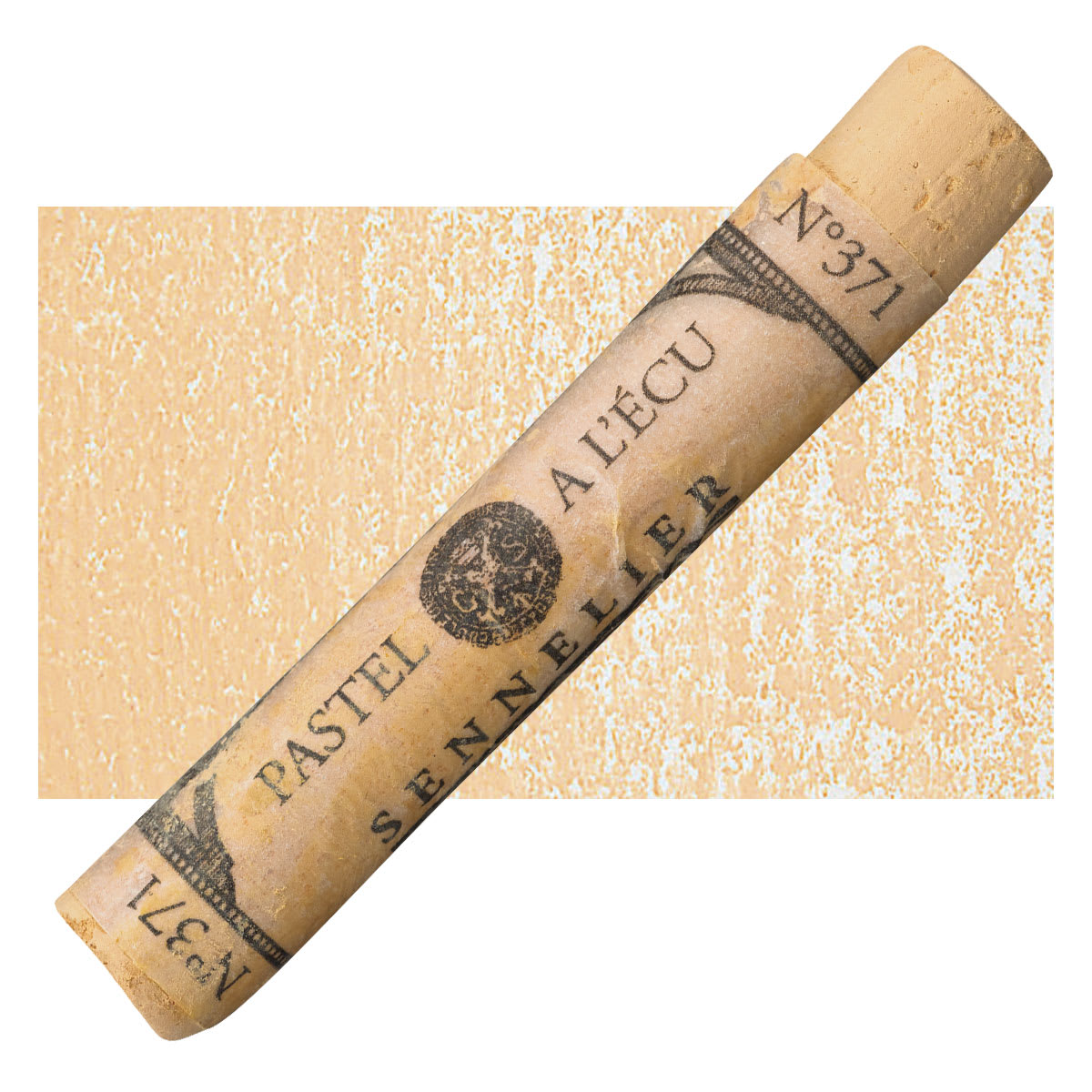 Sennelier Soft Pastel - Gamboge 371 pastel and swatch