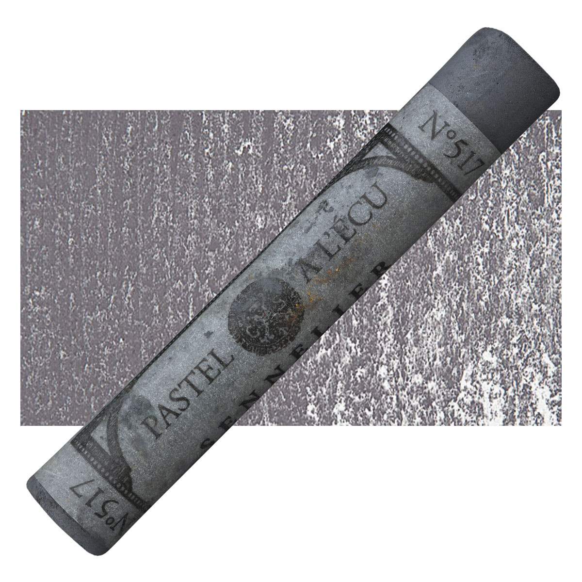 Sennelier Soft Pastel - Grey 517 pastel and swatch