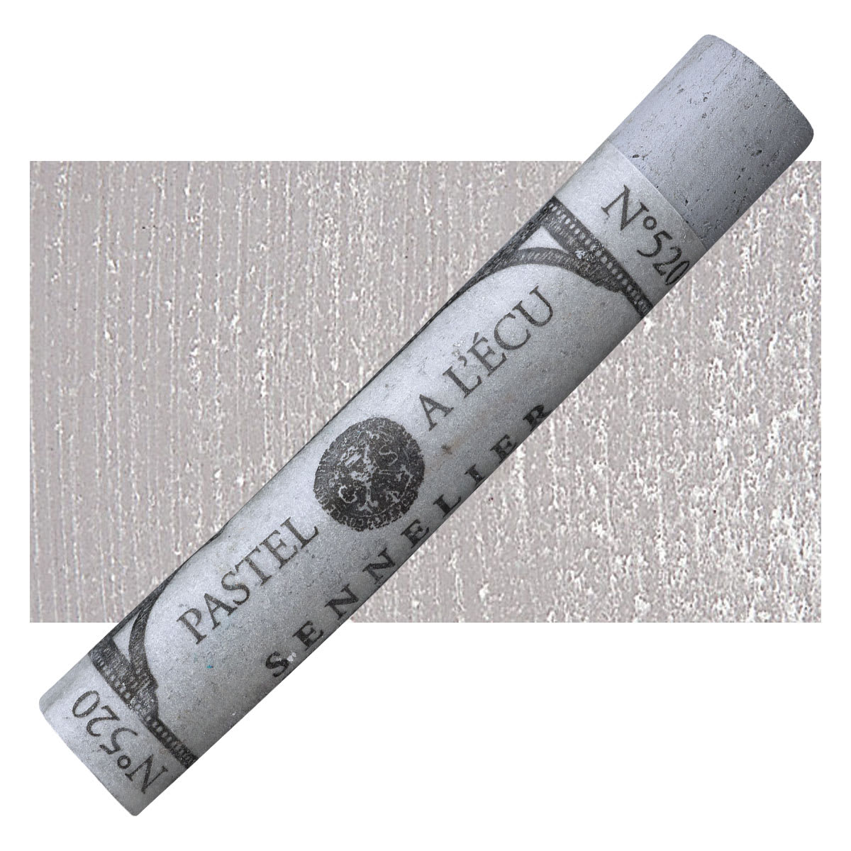 Sennelier Soft Pastel - Grey 520 pastel and swatch
