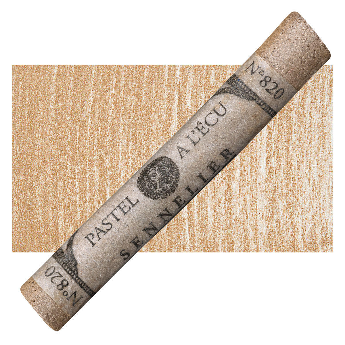 Sennelier Soft Pastel - Iridescent Burnt Umber pastel and swatch