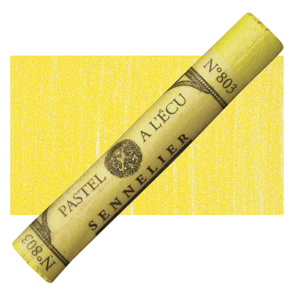 Sennelier Soft Pastel - Iridescent Lemon Yellow pastel and swatch