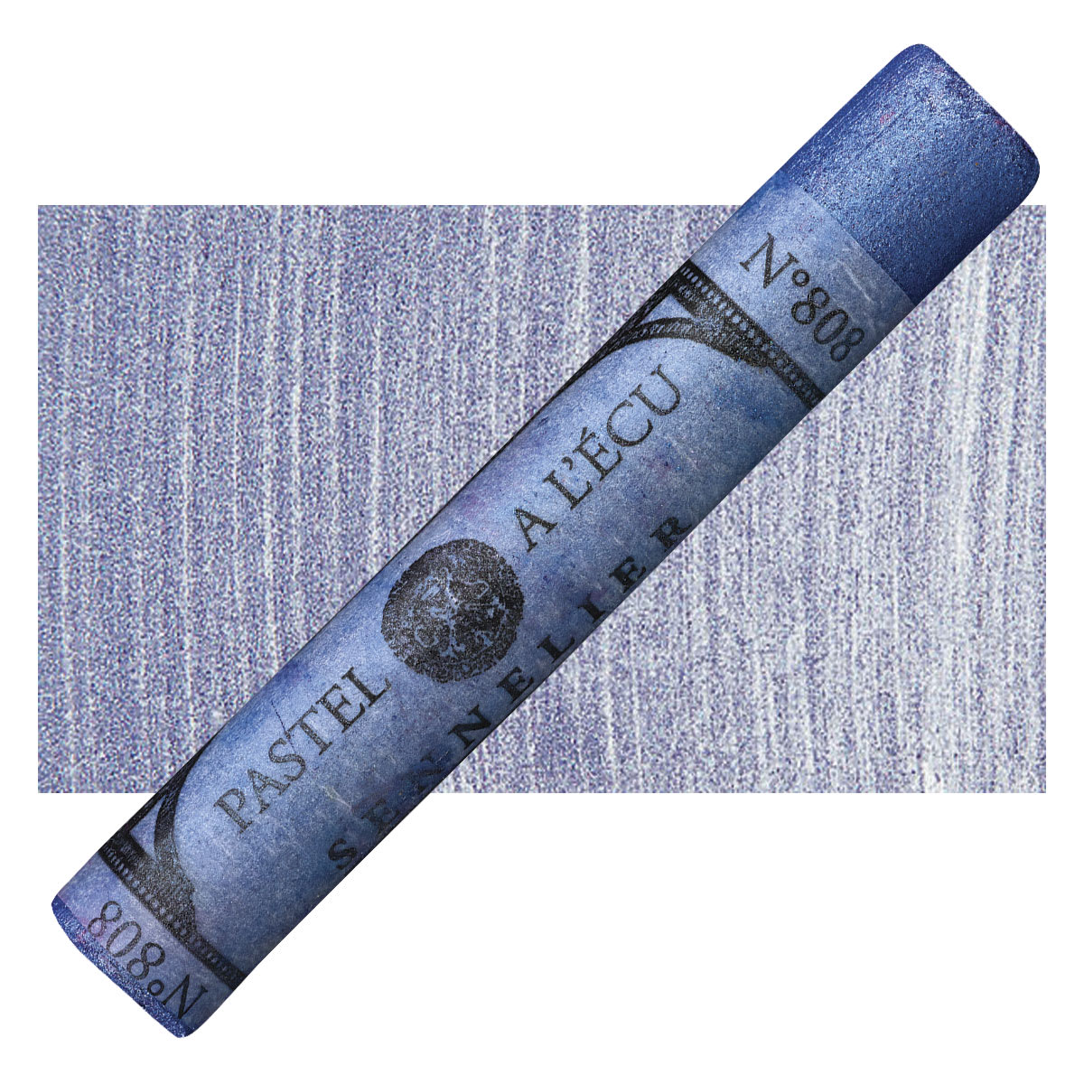 Sennelier Soft Pastel - Iridescent Ultramarine pastel and swatch