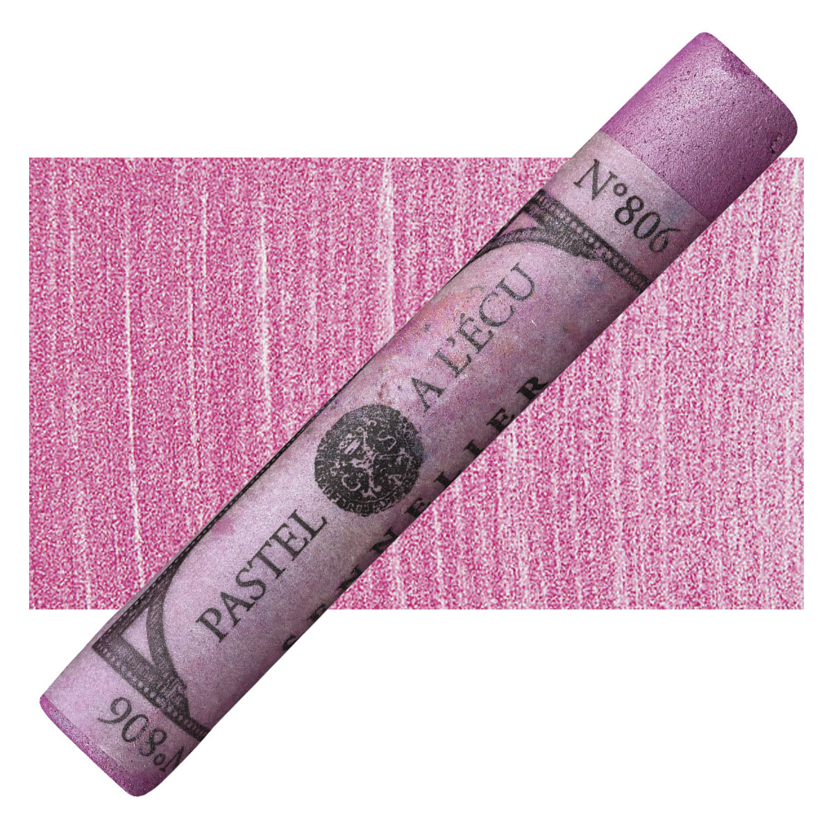 Sennelier Soft Pastel - Iridescent Violet 806 and swatch