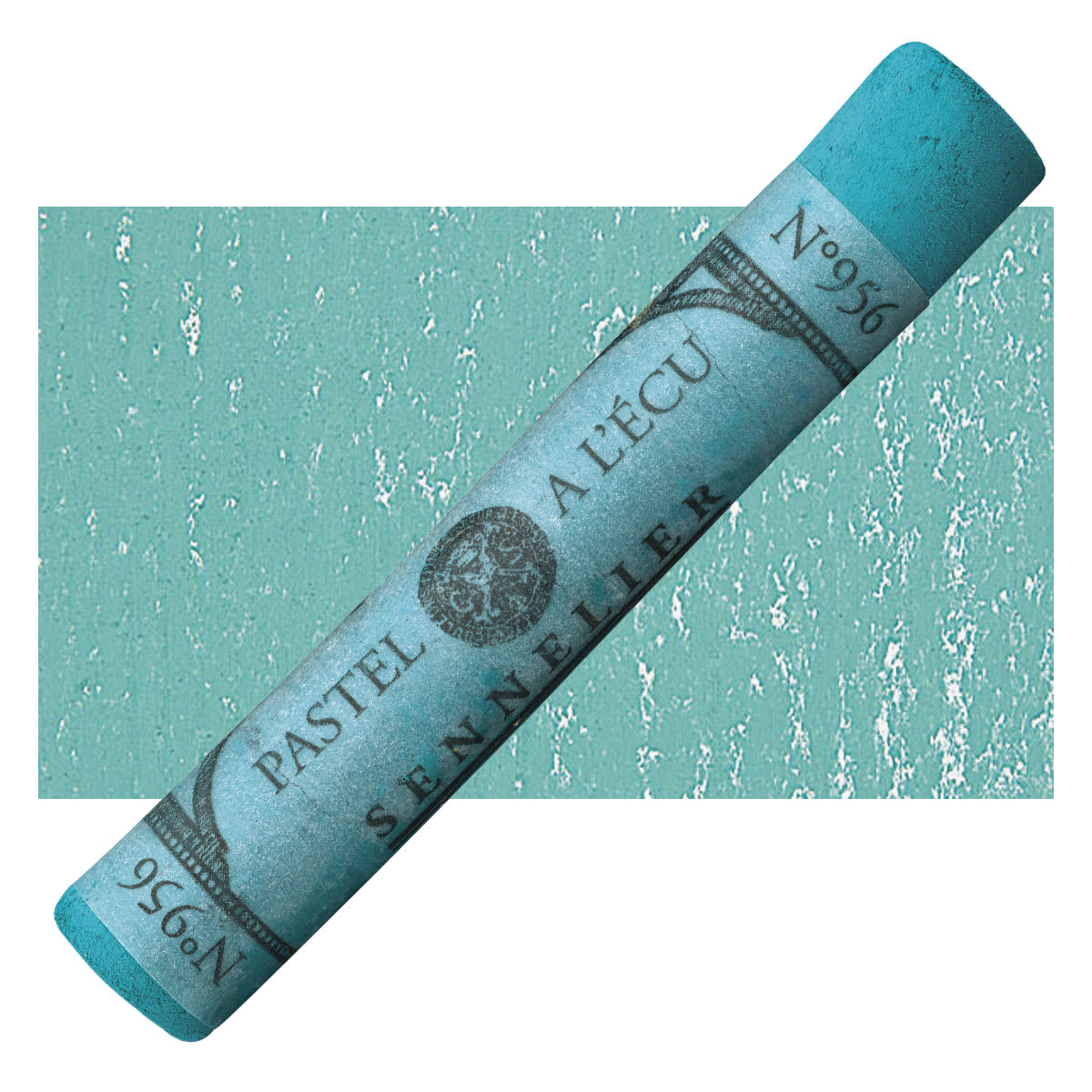 Sennelier Soft Pastel - Jade Green 956 pastel and swatch