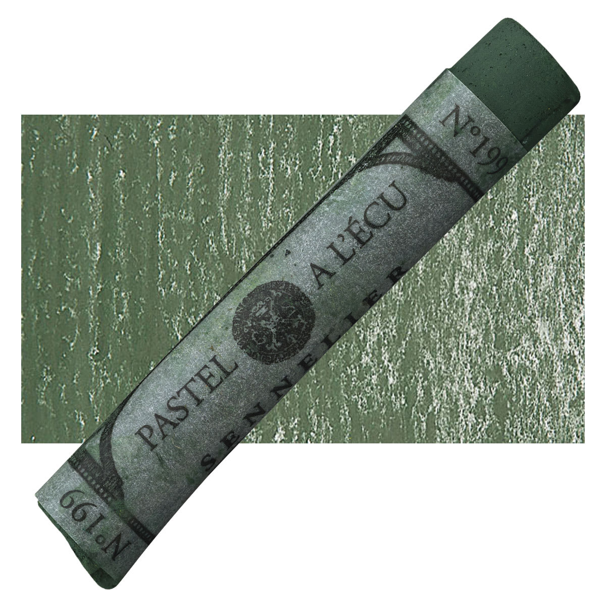 Sennelier Soft Pastel - Leaf Green 199 pastel and swatch