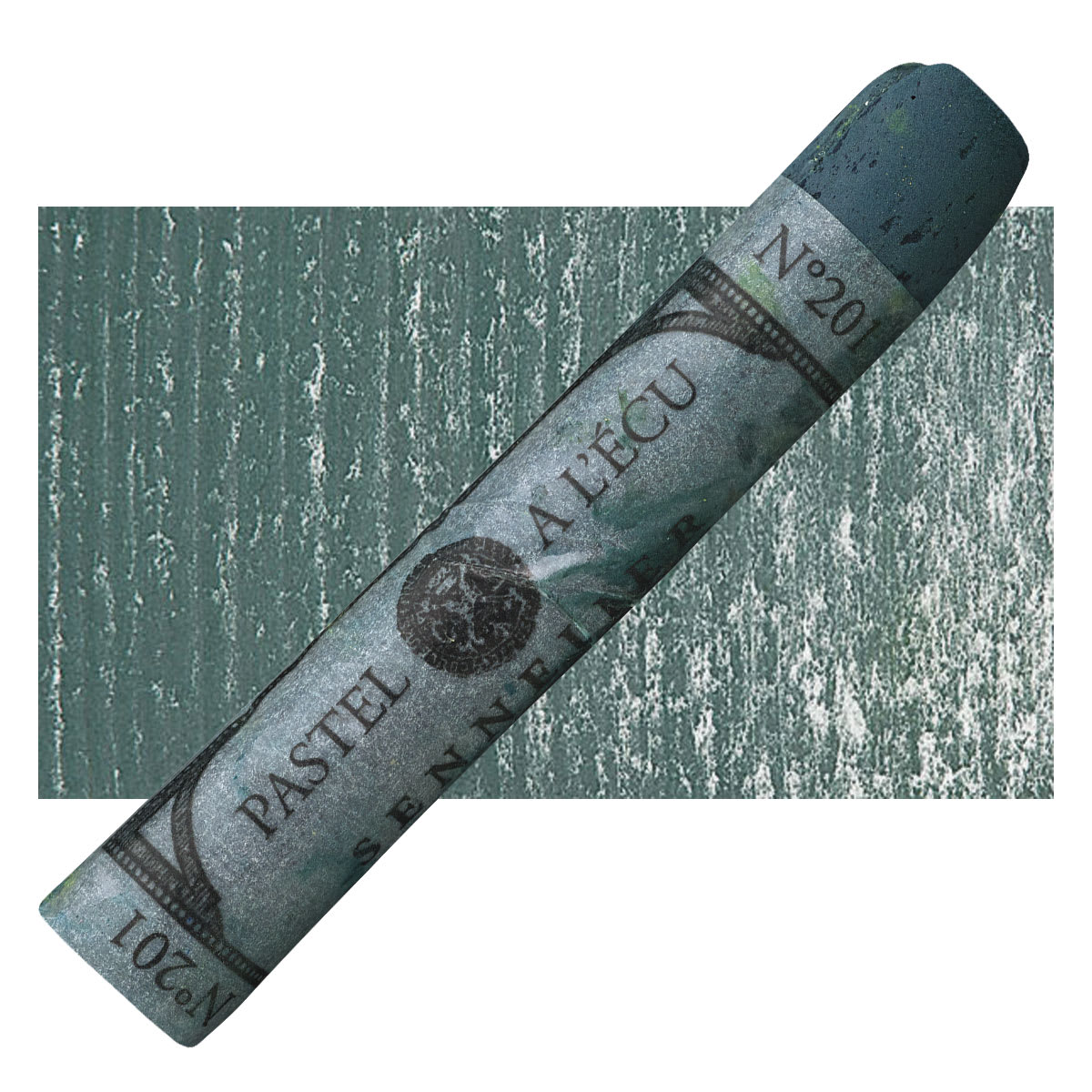 Sennelier Soft Pastel - Leaf Green 201 pastel and swatch