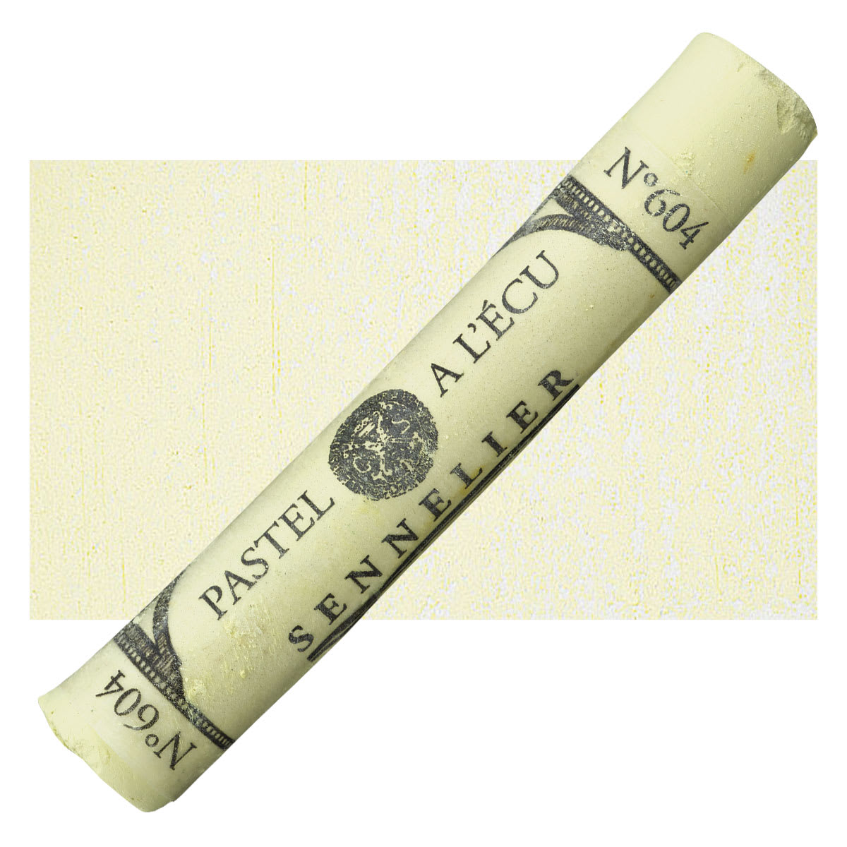 Sennelier Soft Pastel - Lemon Yellow 604 pastel and swatch