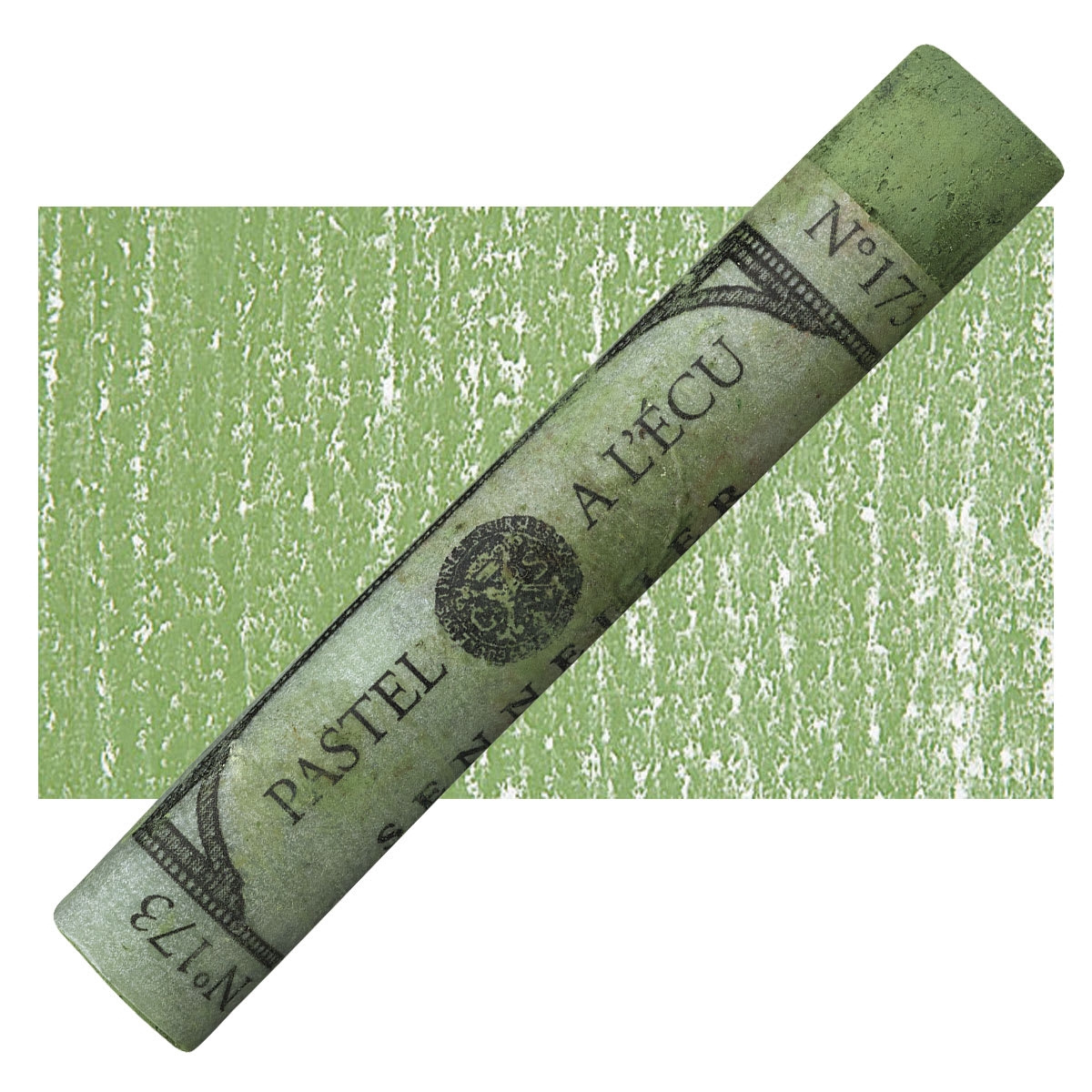 Sennelier Soft Pastel - Moss Grey Green 173 pastel and swatch