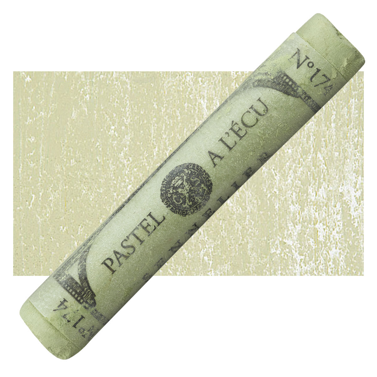 Sennelier Soft Pastel - Moss Grey Green 174 pastel and swatch