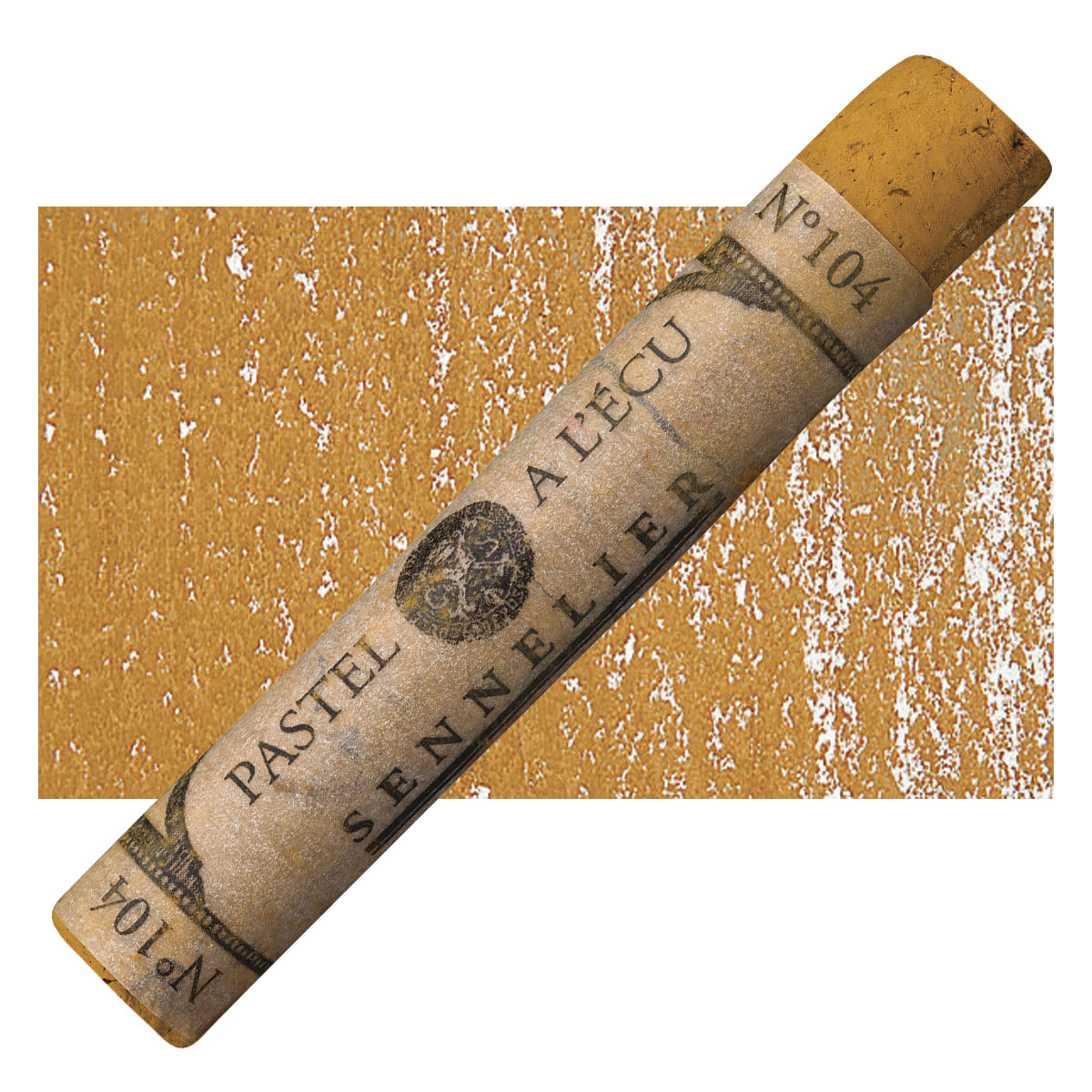 Sennelier Soft Pastel - Mummy 104 pastel and swatch