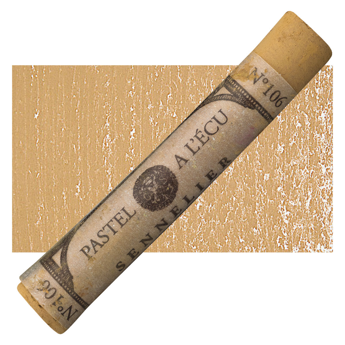 Sennelier Soft Pastel - Mummy 106 pastel and swatch