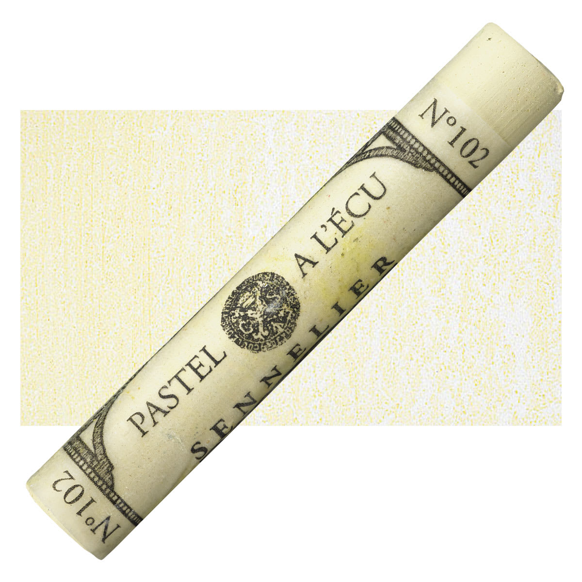 Sennelier Soft Pastel - Naples Yellow 102 pastel and swatch