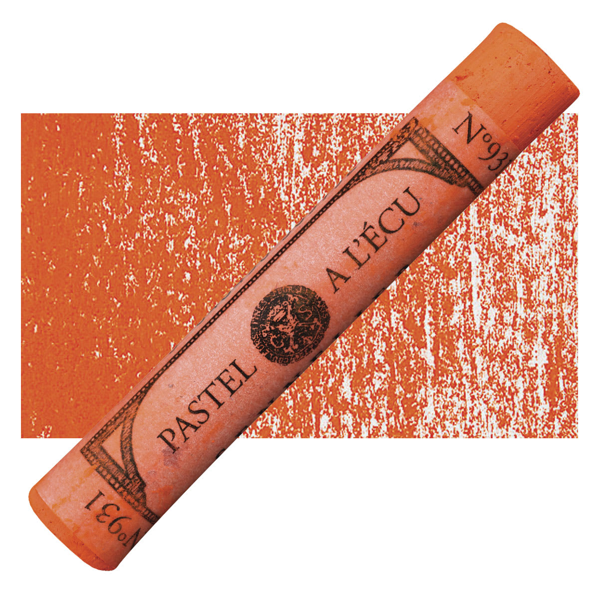 Sennelier Soft Pastel - Nasturtium Orange pastel and swatch
