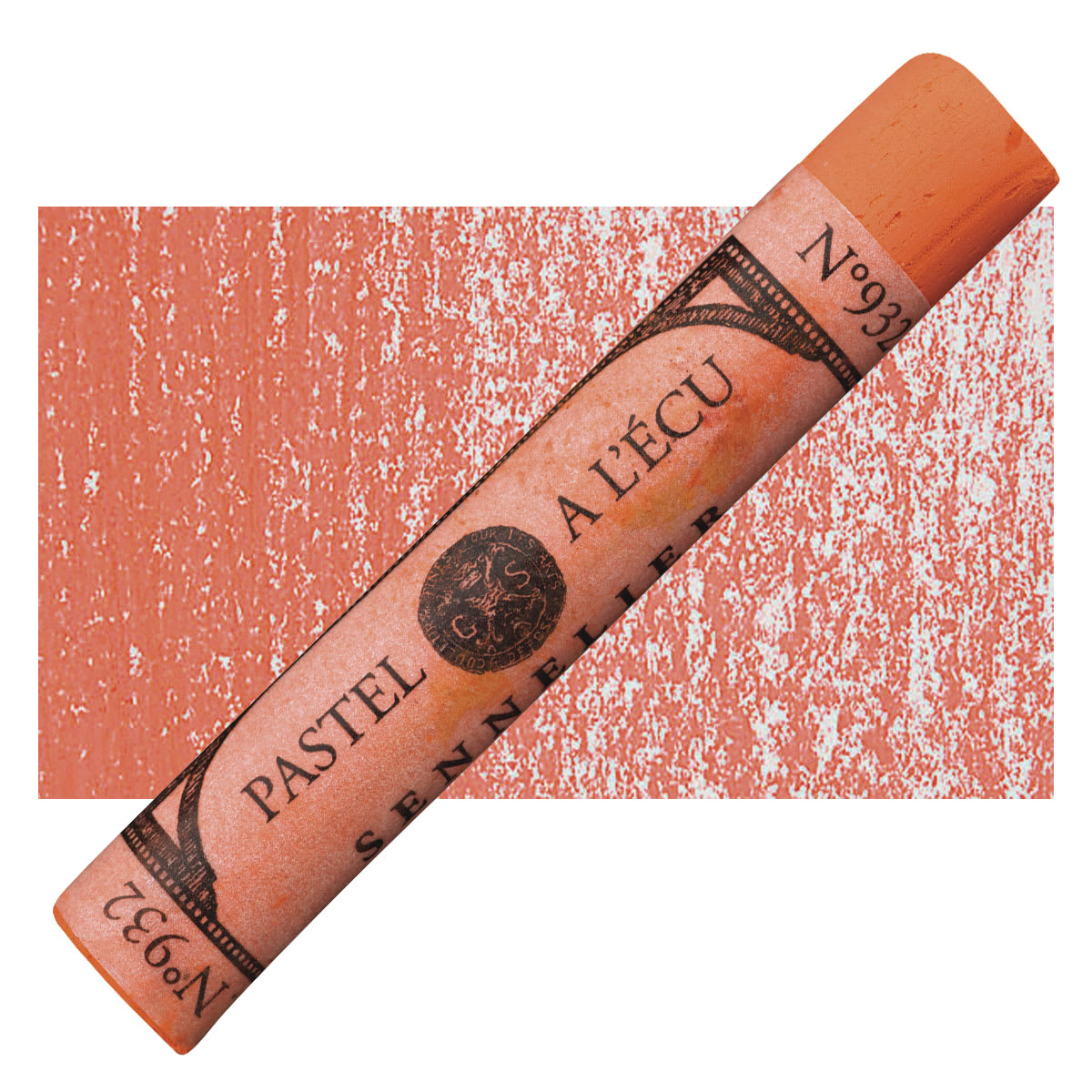 Sennelier Soft Pastel - Nasturtium Orange 932 pastel and swatch