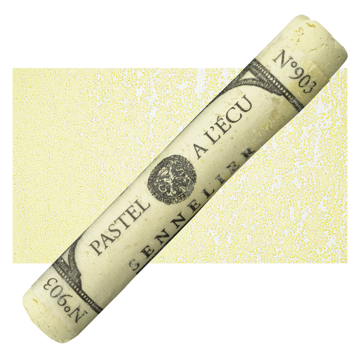 Sennelier Soft Pastel - Nickel Yellow 903 pastel and swatch