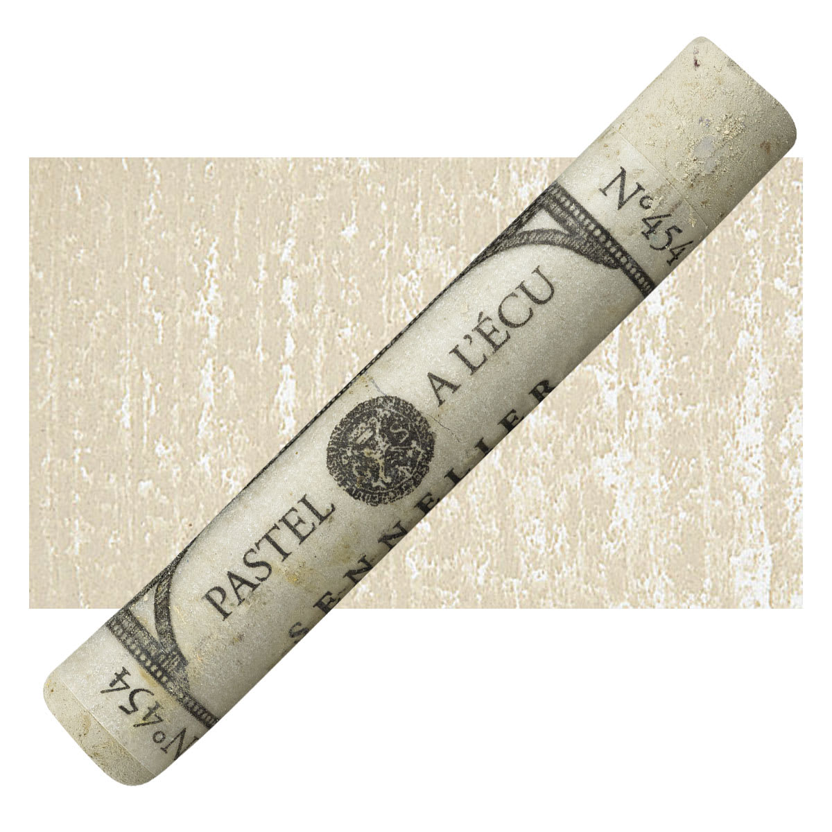 Sennelier Soft Pastel - Olive Grey 454 pastel and swatch