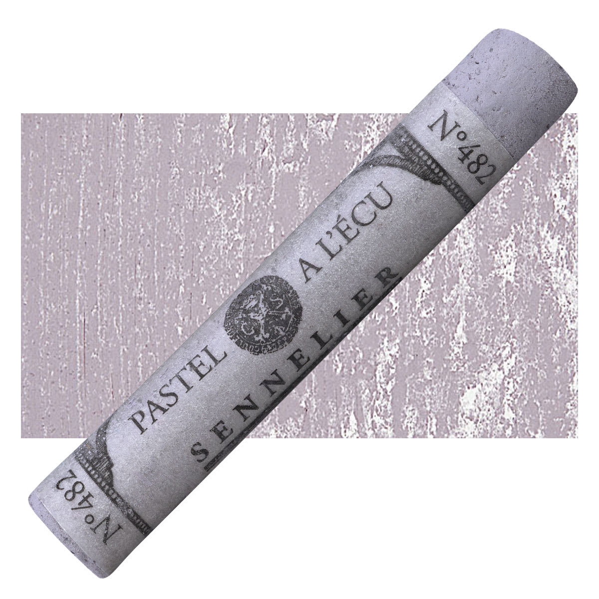 Sennelier Soft Pastel - Purplish-Blue Grey 482 pastel and swatch