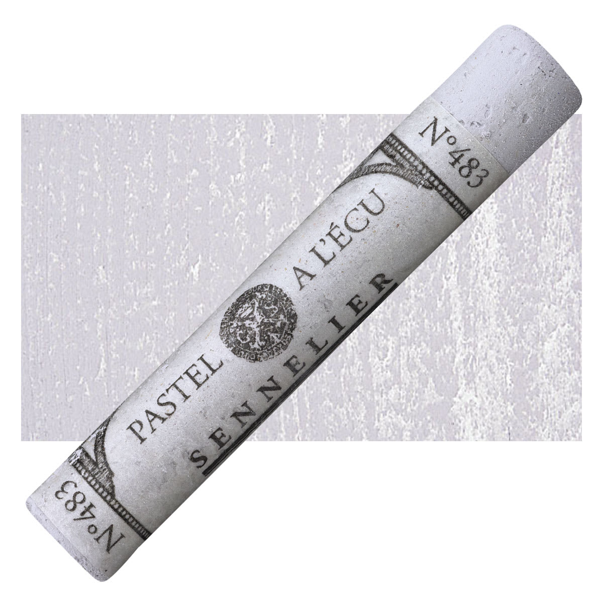 Sennelier Soft Pastel - Purplish-Blue Grey 483 pastel and swatch