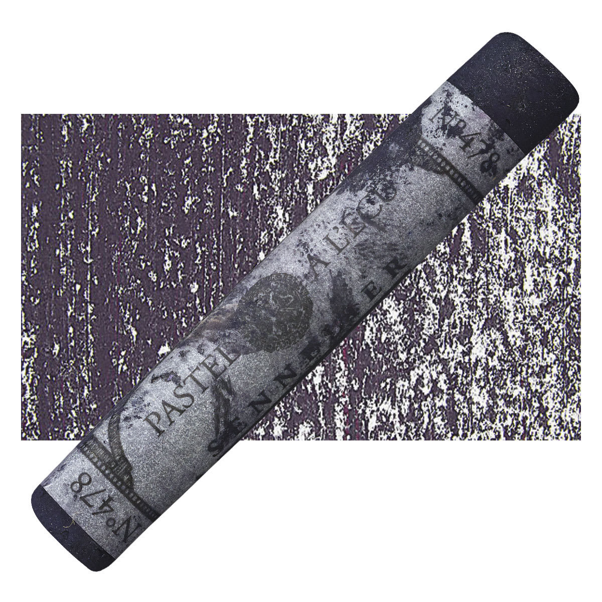 Sennelier Soft Pastel - Purplish-Blue Grey 478 pastel and swatch