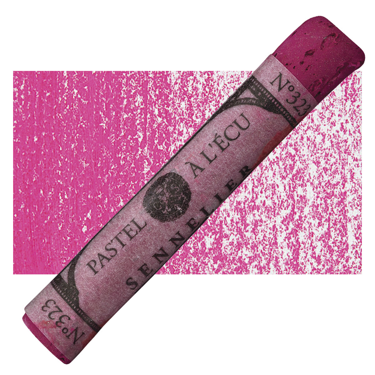 Sennelier Soft Pastel - Purple Violet 323 pastel and swatch
