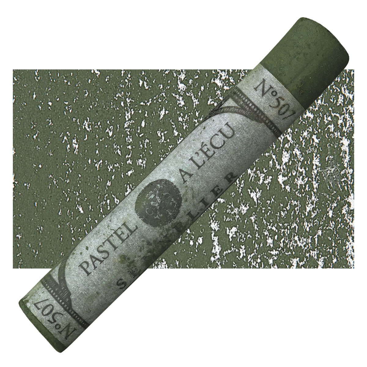 Sennelier Soft Pastel - Raw Sienna 507 pastel and swatch