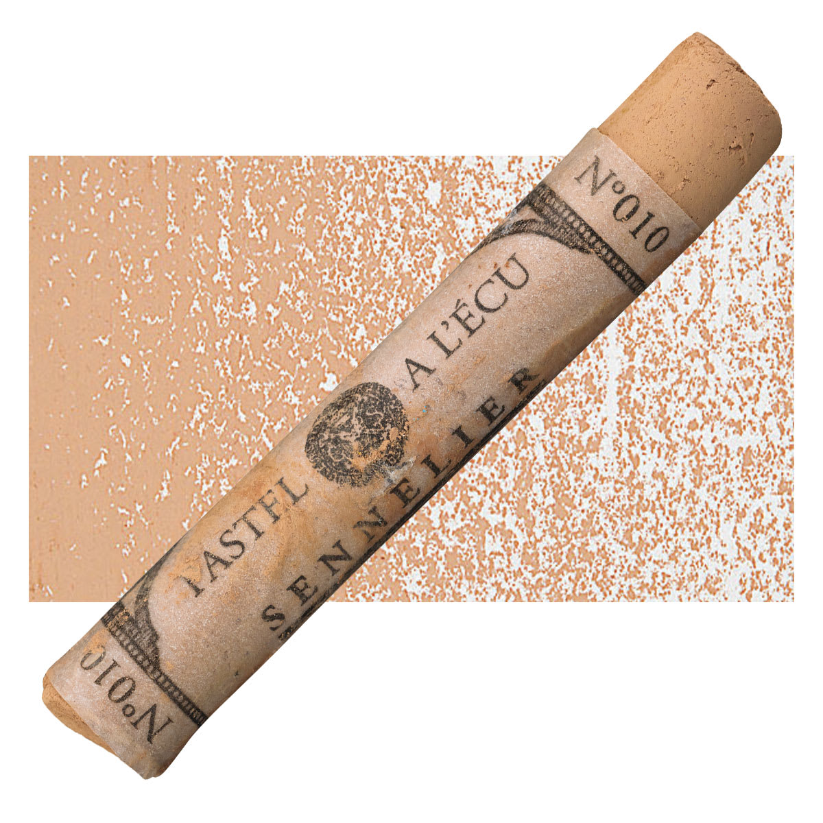 Sennelier Soft Pastel - Red Brown 010 pastel and swatch