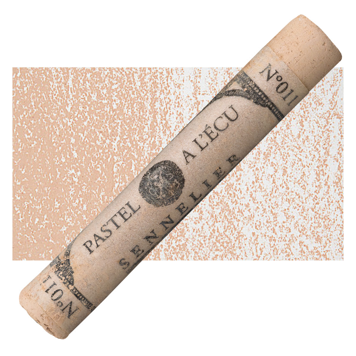 Sennelier Soft Pastel - Red Brown 011 pastel and swatch