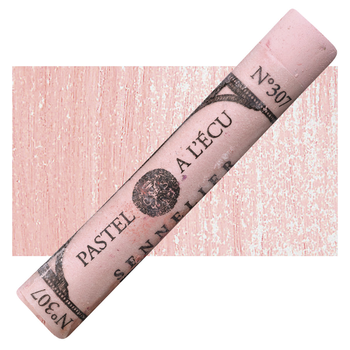 Sennelier Soft Pastel - Scarlet Lake 307 pastel and swatch