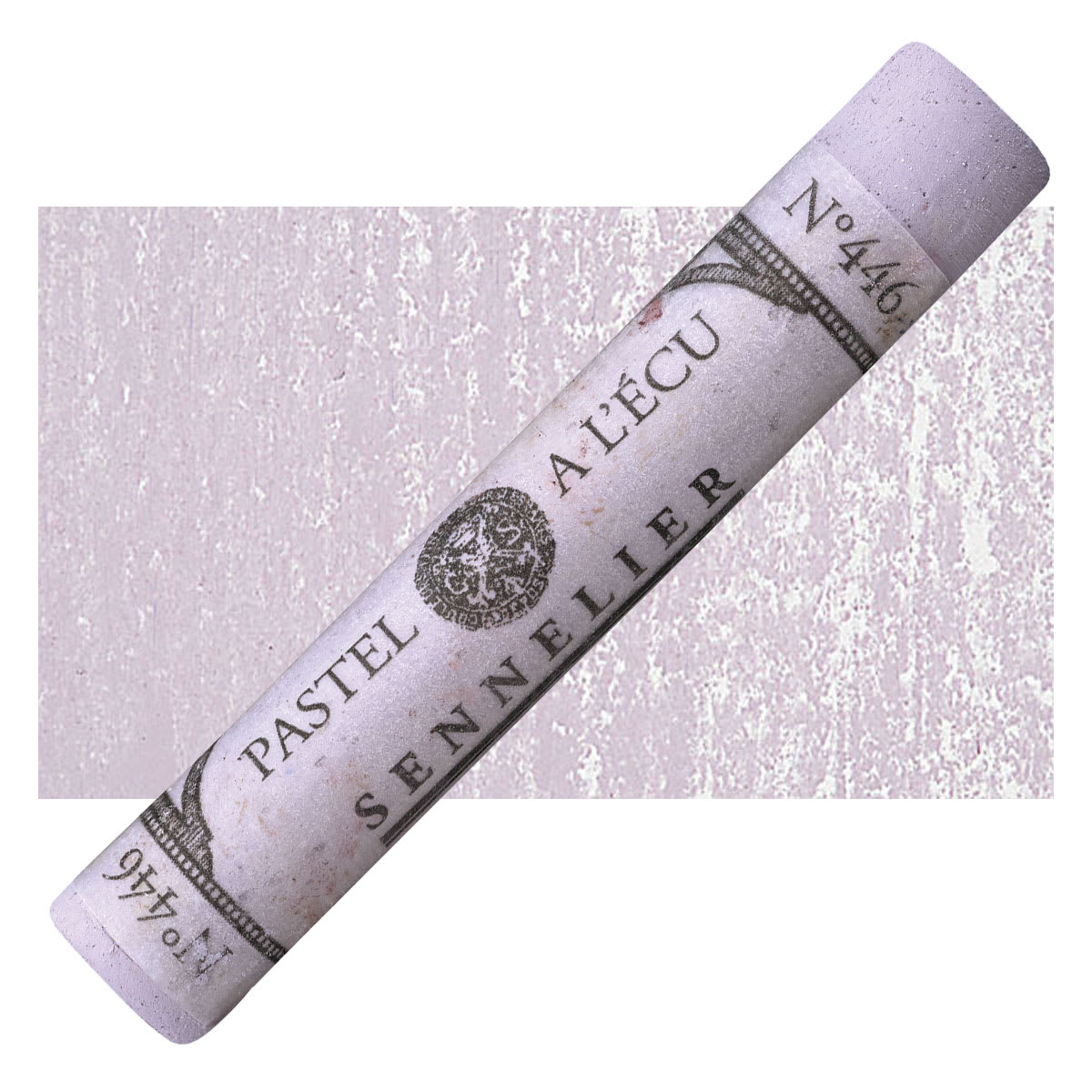 Sennelier Soft Pastel - Violet Brown Lake 446 pastel and swatch