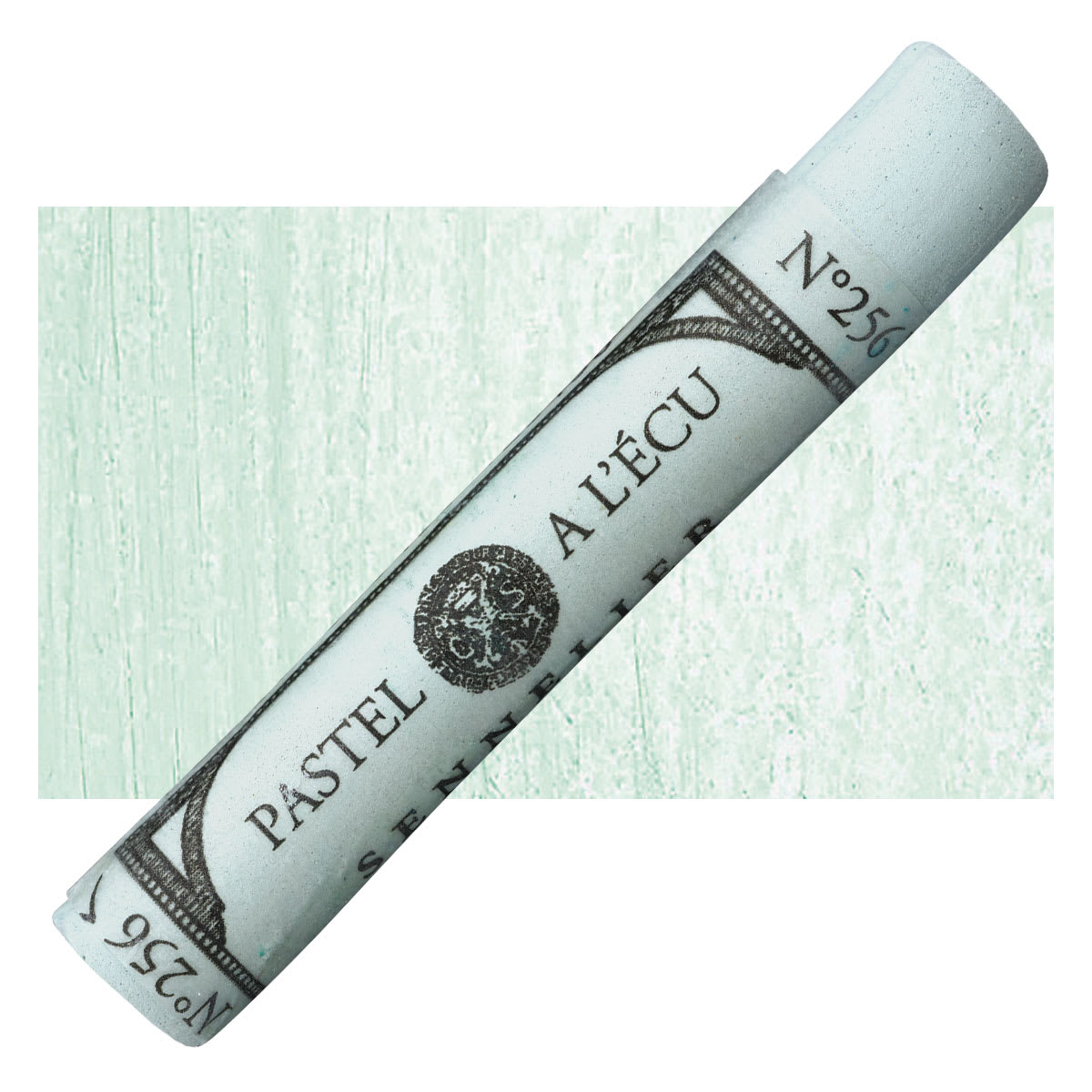 Sennelier Soft Pastel - Viridian 256 pastel and swatch