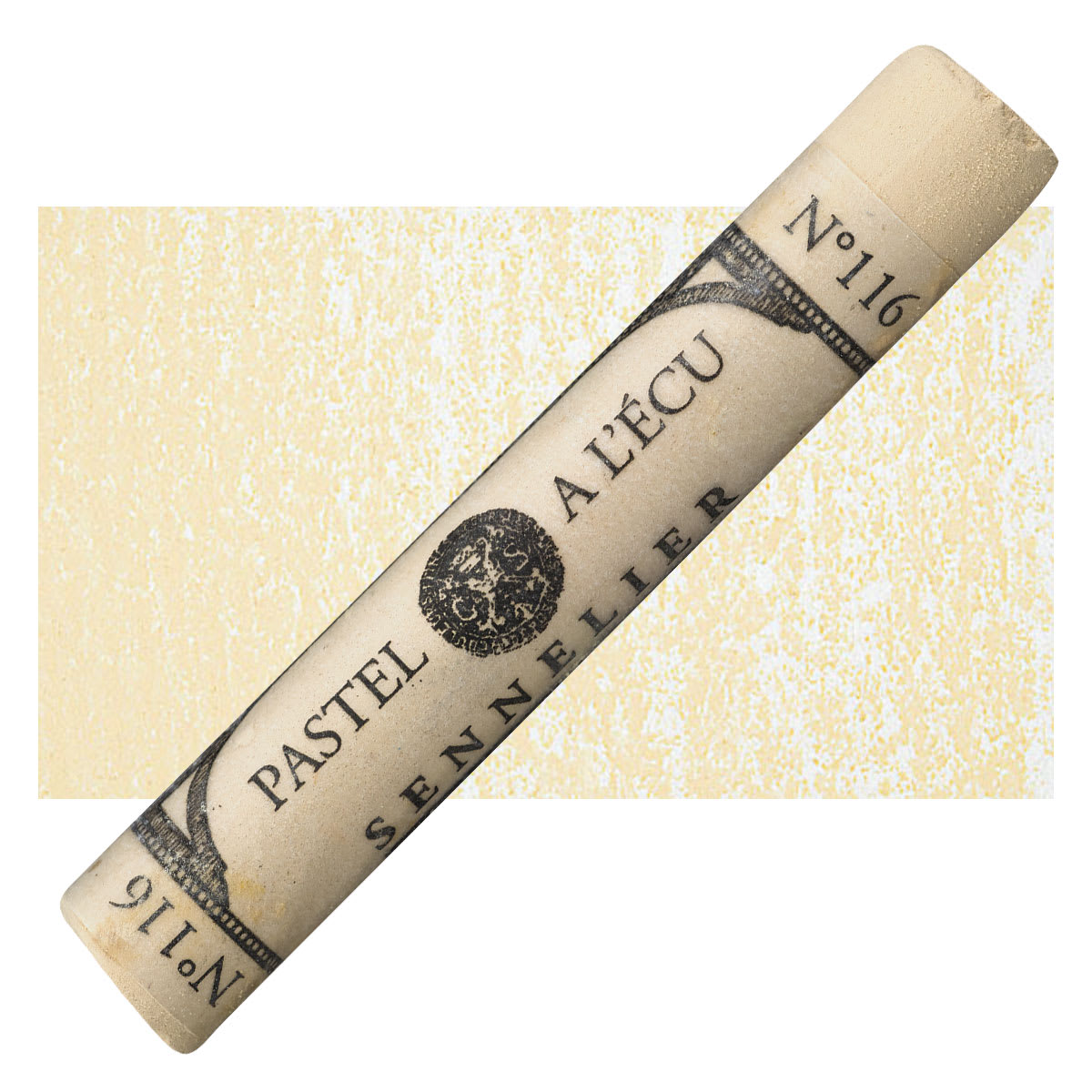 Sennelier Soft Pastel - Yellow Ochre 116 pastel and swatch