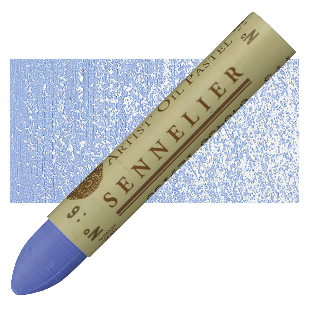 Sennelier Oil Pastel - Pale Blue oil pastel and swatch