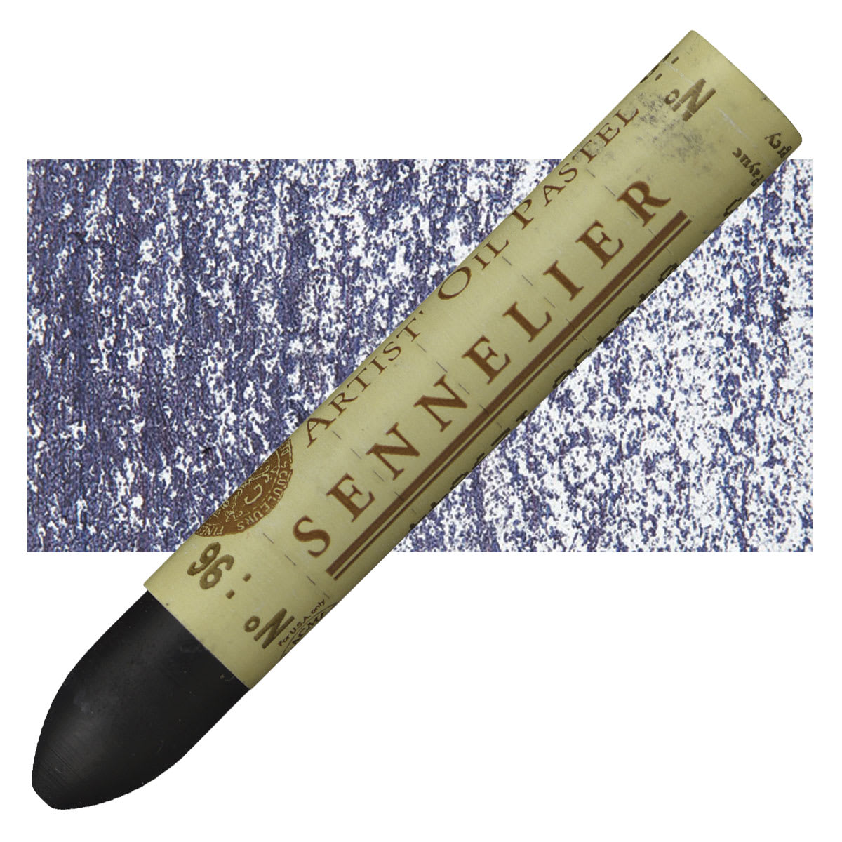 Sennelier Oil Pastel - Payne's Grey oil pastel and swatch