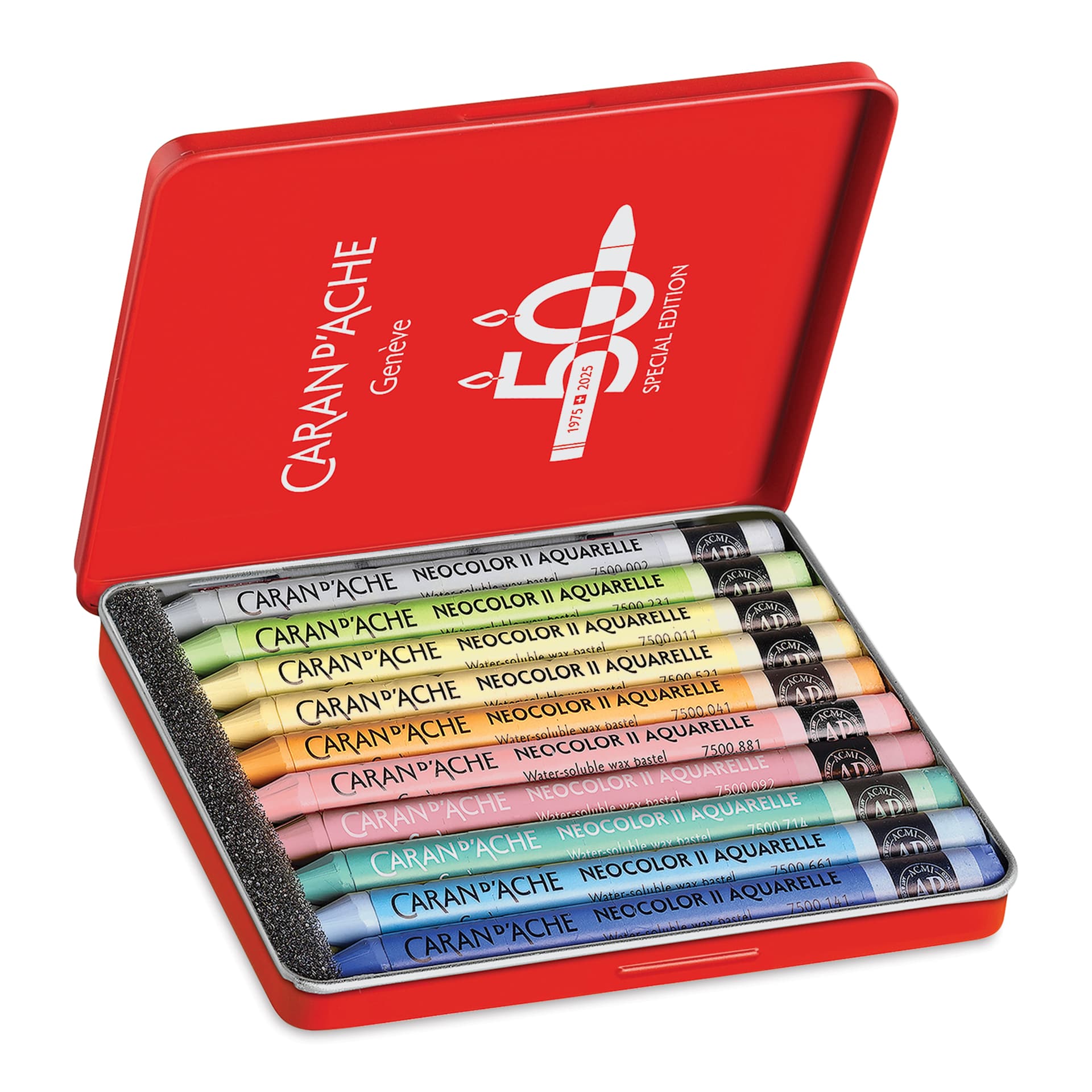 画材 CARAN D'ACHE 84 NEOCOLOR II Pastels Caran d'Ache Neocolor II Aquarelle Artists' Pastel Set - Assorted