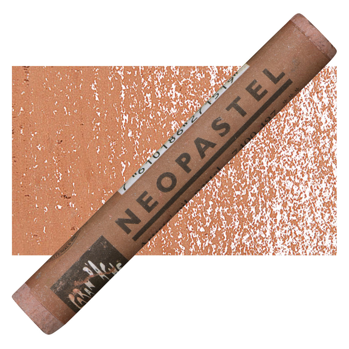 Caran d'Ache Neopastel - Bronze pastel and swatch