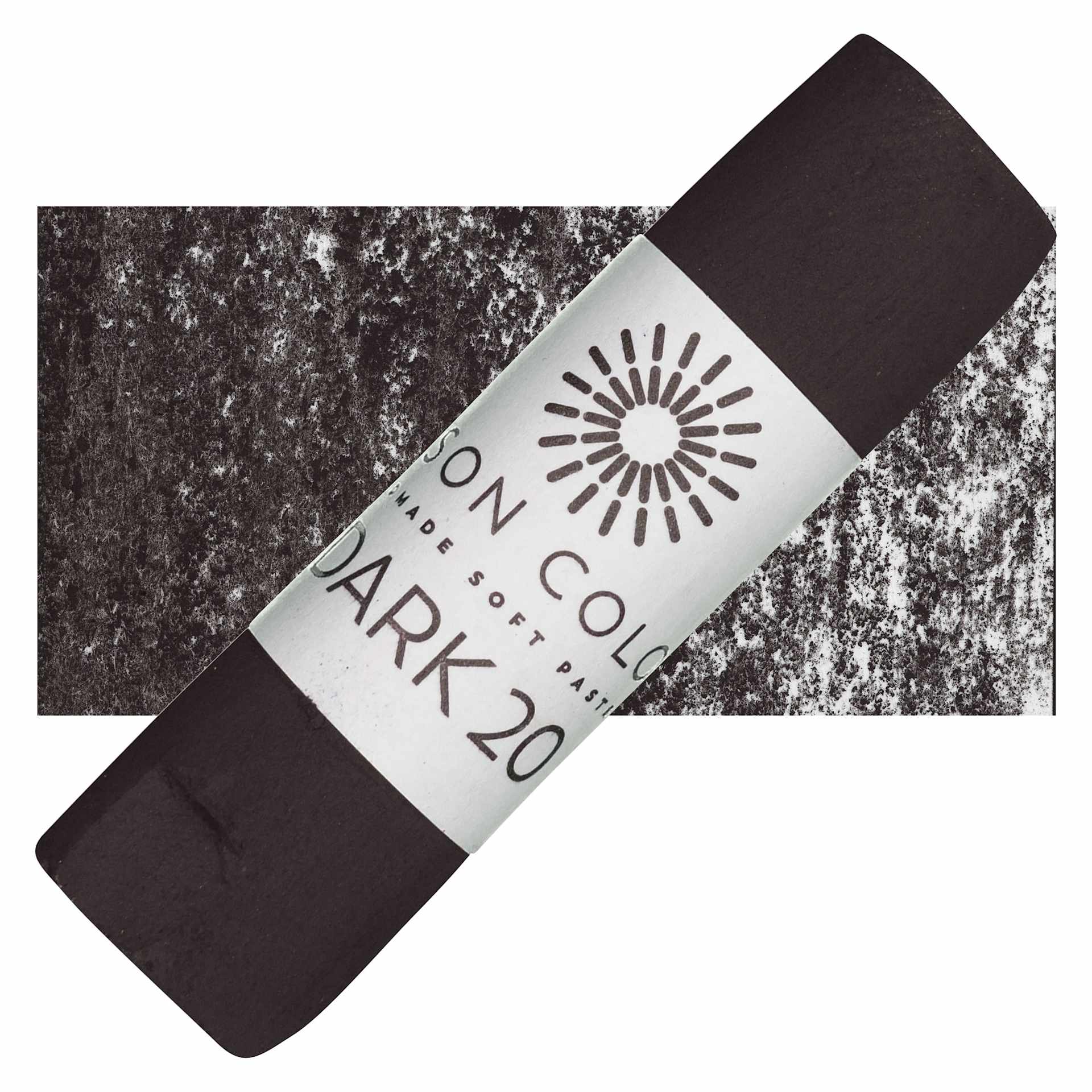 Unison Handmade Pastel - Dark 20 pastel and swatch