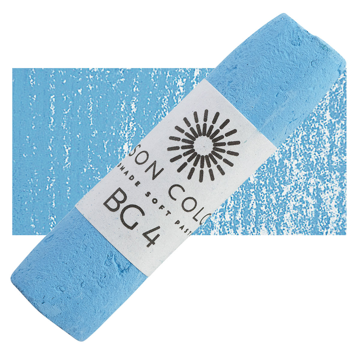 Unison Handmade Pastel - Blue Green 4 pastel and swatch