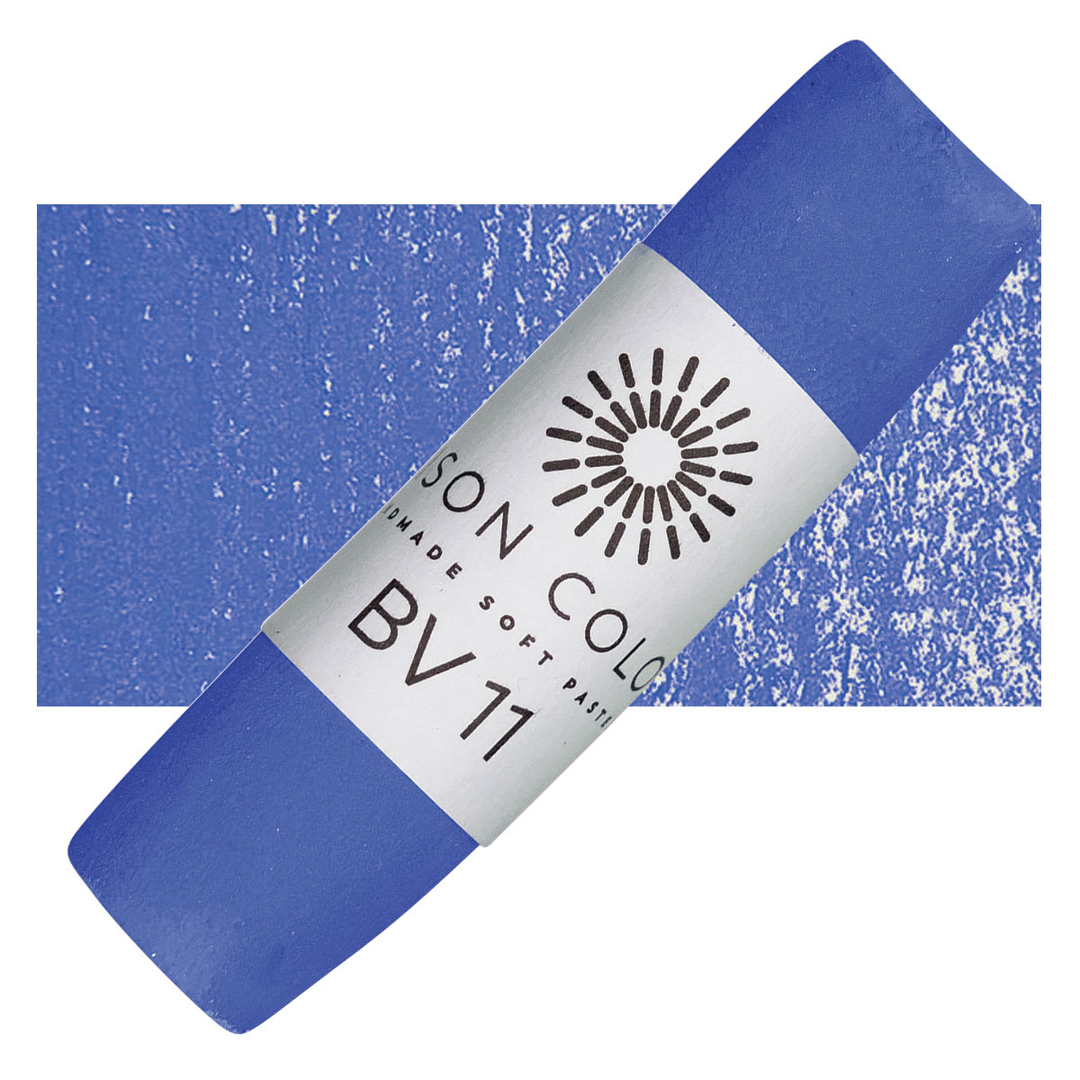 Unison Handmade Pastel - Blue Violet 11 pastel and swatch