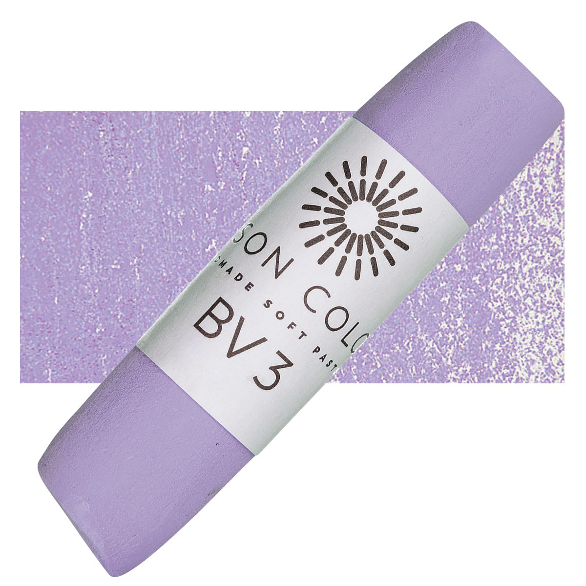 Unison Handmade Pastel - Blue Violet 3 pastel and swatch