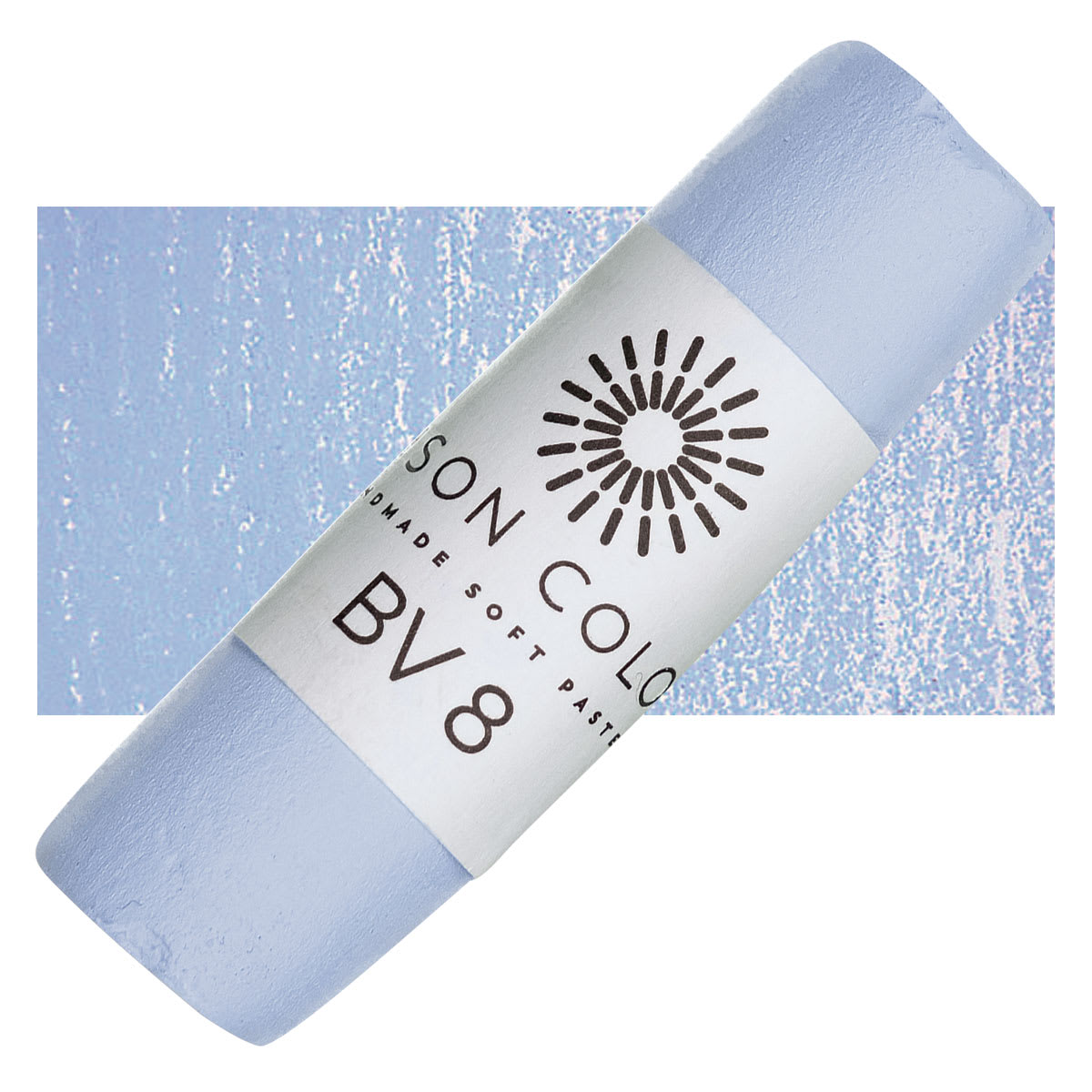 Unison Handmade Pastel - Blue Violet 8 pastel and swatch