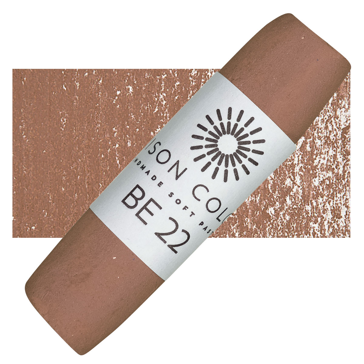 Unison Handmade Pastel - Brown Earth 22 pastel and swatch