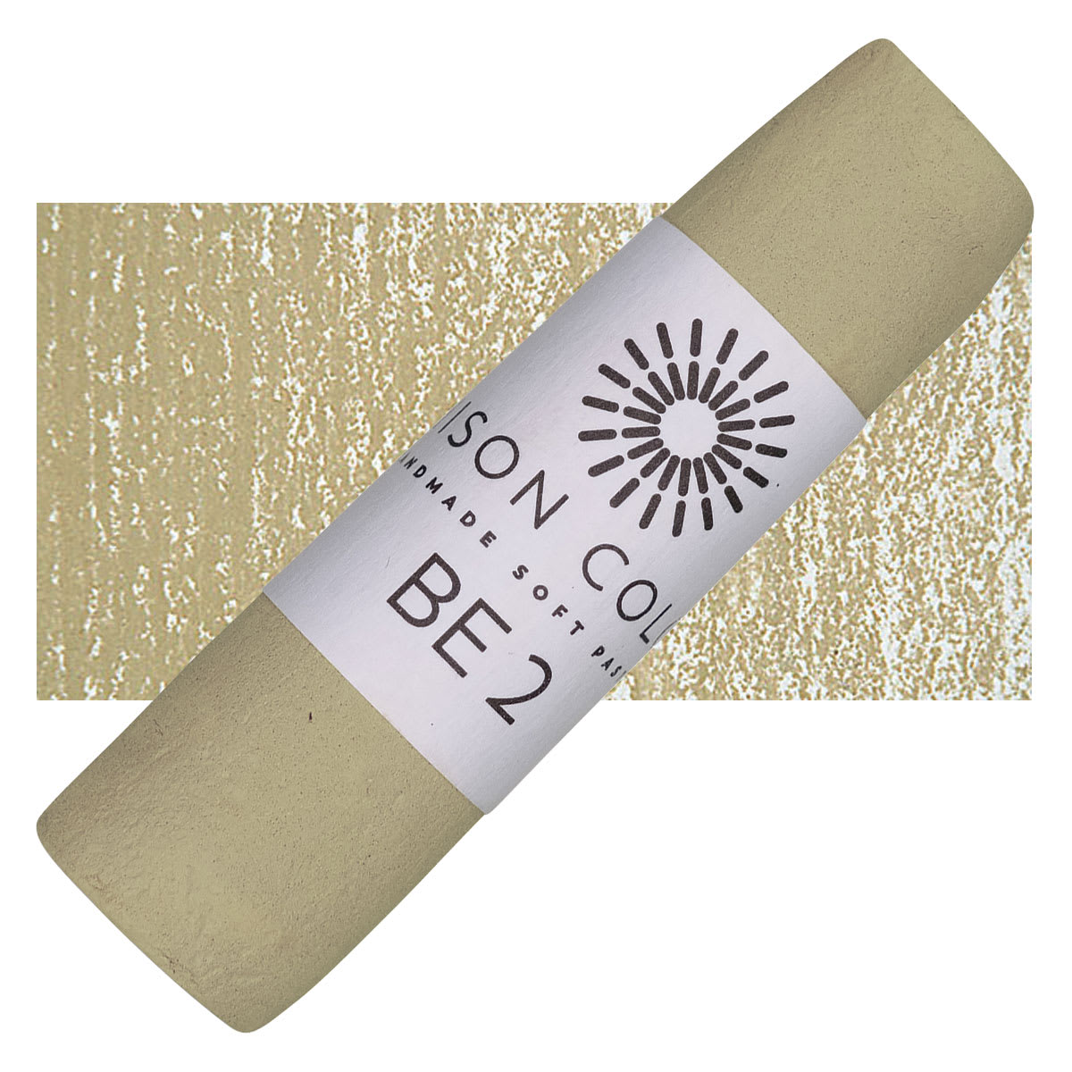Unison Handmade Pastel - Brown Earth 2 pastel and swatch