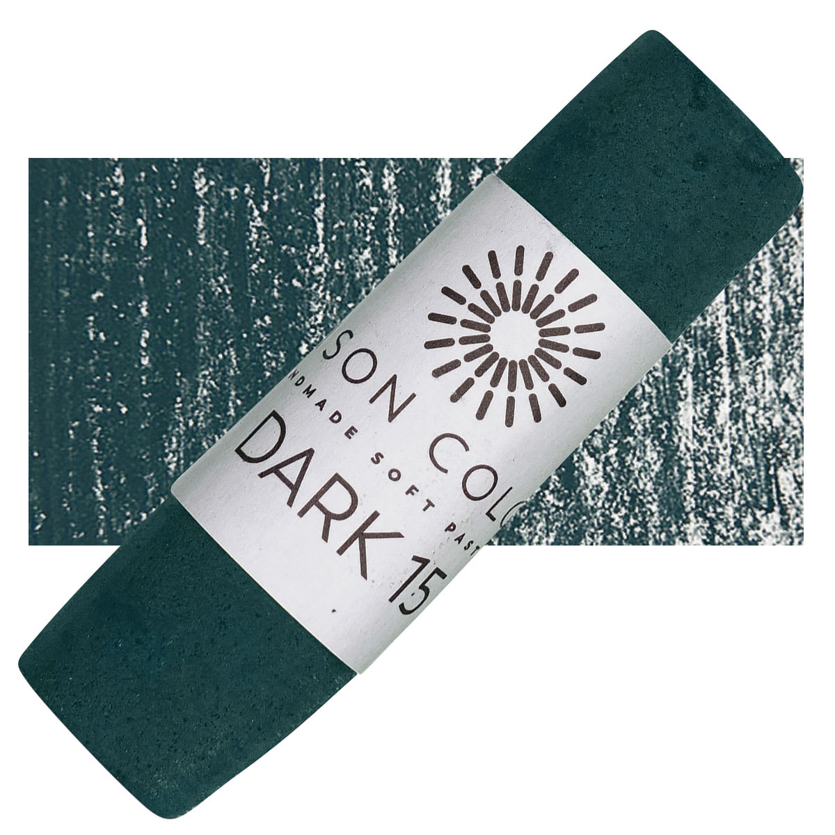 Unison Handmade Pastel - Dark 15 pastel and swatch